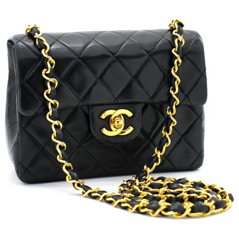 borsa chanel nera stampa farfalle|Chanel borse.